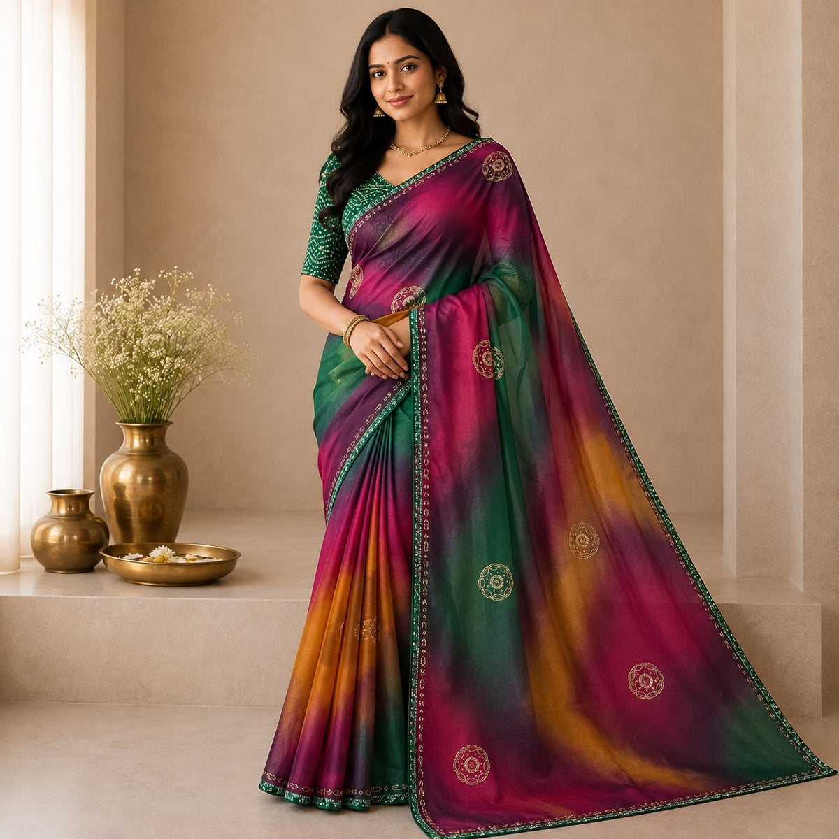 Designer Fancy Silk Saree