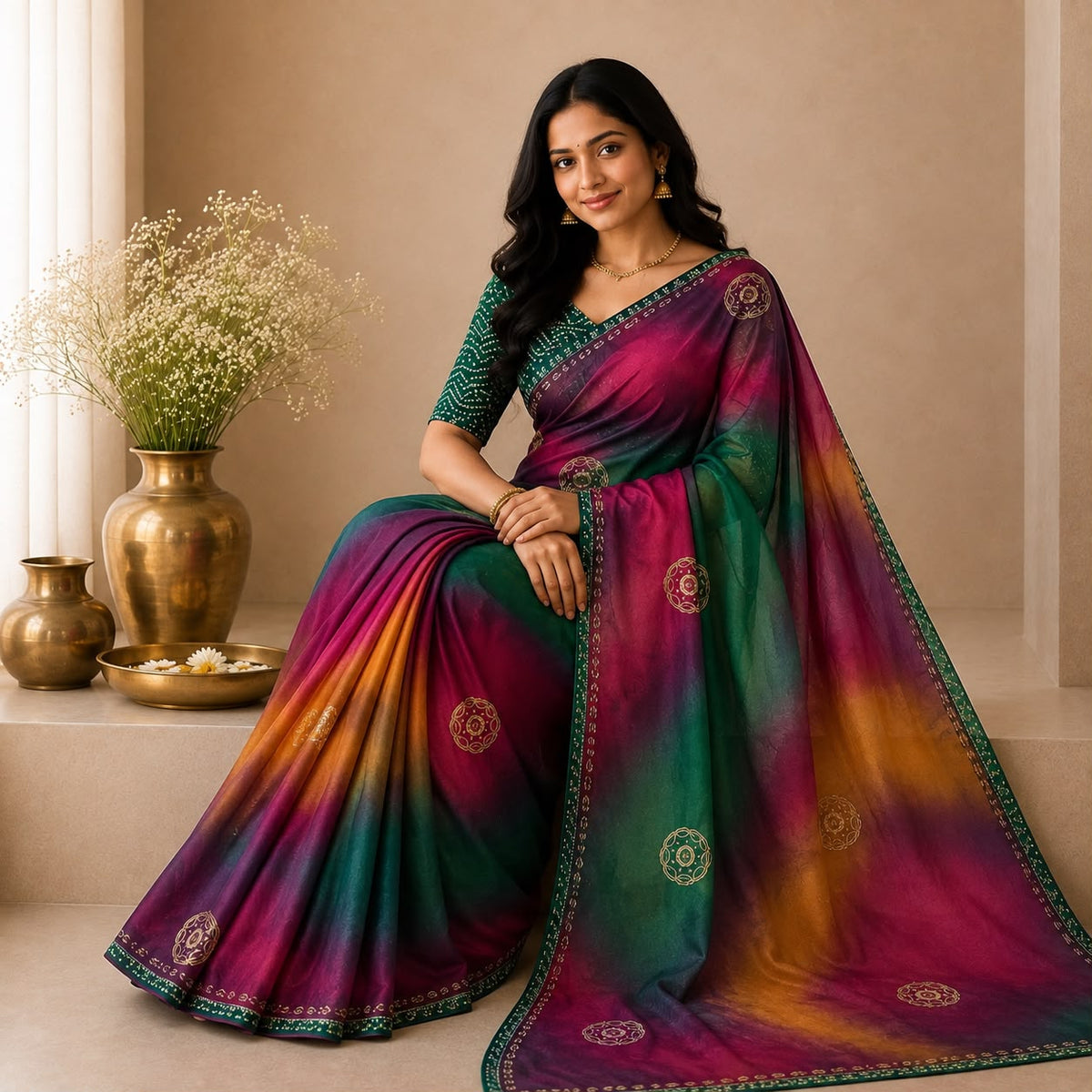 Designer Fancy Silk Saree