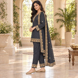 Premium MulChanderi 3 Piece Plazo set