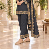 Premium MulChanderi 3 Piece Plazo set