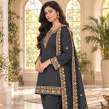 Premium MulChanderi 3 Piece Plazo set