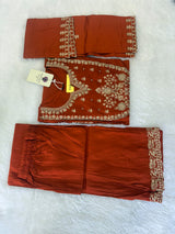 Premium Mul Chanderi 3 Piece Sharara Set